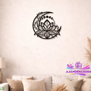 Lótusz�hold fali dekoráció - otthon & életmód - dekoráció - fali és függő dekoráció - falra akasztható dekor - Meska.hu