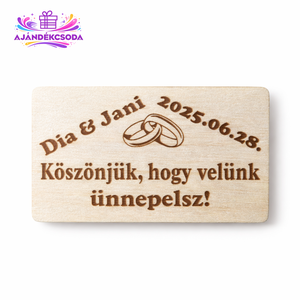 Esküvői köszönet ajándék  - esküvő - emlék & ajándék - köszönőajándék - Meska.hu