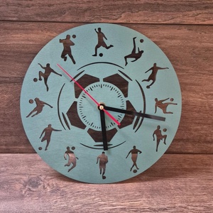 Focis falióra, Otthon & Életmód, Dekoráció, Fali és függő dekoráció, Falióra & óra, Gravírozás, pirográfia, MESKA