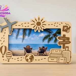  Nyáridéző egyedi fényképkeret, Otthon & Életmód, Dekoráció, Kép & Falikép, Képkeret, Gravírozás, pirográfia, MESKA