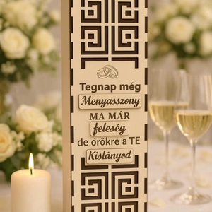 Esküvői köszönő ajándék  szülőknek - Meska.hu