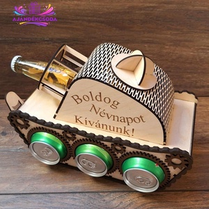 Egyedi fa sörös tank Férfiaknak - otthon & életmód - konyhafelszerelés, tálalás - italos kellékek - sörtartó - Meska.hu