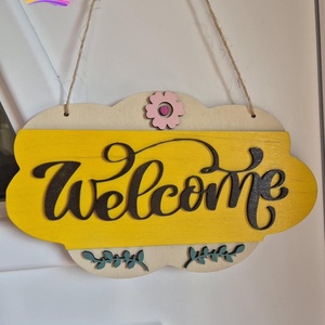 ajtótábla-ajtó dísz, Otthon & Életmód, Dekoráció, Ajtó- és ablak dekoráció, Ajtódísz & Kopogtató, Gravírozás, pirográfia, MESKA