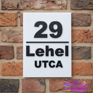 ? Egyedi házszámtábla-3D Nyomtatássla  ? , Otthon & Életmód, Ház & Kert, Házszám, Mindenmás, MESKA