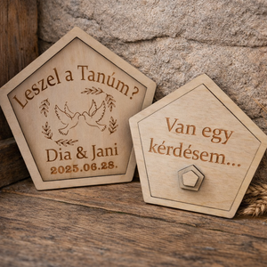 Tanúfelkérő - esküvő - meghívó & kártya - tanú felkérő - Meska.hu