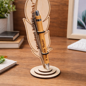 Toll és toll alakú tartó, Otthon & Életmód, Papír, írószer, Ceruza & Toll, Gravírozás, pirográfia, MESKA