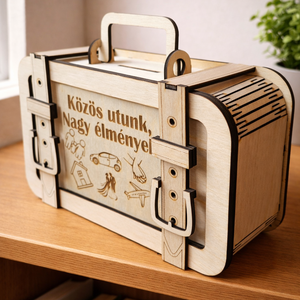 Persely, Otthon & Életmód, Dekoráció, Asztal és polc dekoráció, Persely, Gravírozás, pirográfia, MESKA