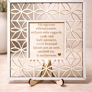 Anyáknapi tábla, Otthon & Életmód, Dekoráció, Asztal és polc dekoráció, Asztaldísz, Gravírozás, pirográfia, ? Anyák napi gravírozott fa kép – Megható üzenettel ?

Lepd meg Édesanyádat egy igazán különleges, ..., MESKA