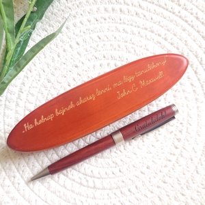 Rózsafa toll díszdobozban - otthon & életmód - papír, írószer - ceruza & toll - Meska.hu