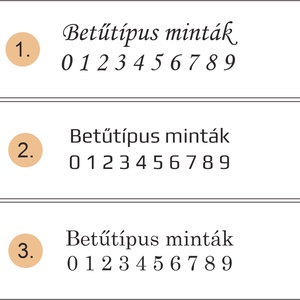 Gravírozott névtábla postaládára - otthon & életmód - ház & kert - névtábla - Meska.hu