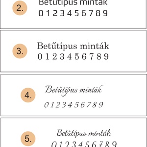 Gravírozott névtábla ajtóra - otthon & életmód - ház & kert - névtábla - Meska.hu