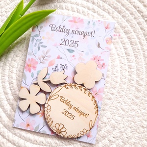 Nőnapi ajándék - tulipán, Otthon & Életmód, Dekoráció, Dísztárgy, Gravírozás, pirográfia, MESKA