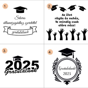 Ballagás,diplomaosztó ajándék - otthon & életmód - dekoráció - asztal és polc dekoráció - díszüveg - Meska.hu