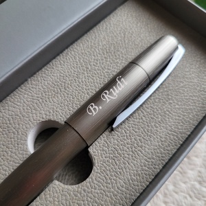 Ferraghini csavaros golyóstoll fémből (ezüst), Otthon & Életmód, Papír, írószer, Ceruza & Toll, Gravírozás, pirográfia, MESKA