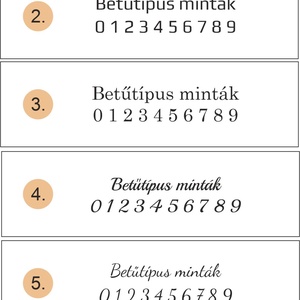 Gravírozott névtábla ajtóra - otthon & életmód - ház & kert - névtábla - Meska.hu
