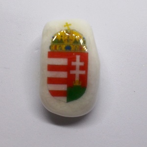 Magyar koronás címer kavics - otthon & életmód - dekoráció - asztal és polc dekoráció - kavics & kő - Meska.hu