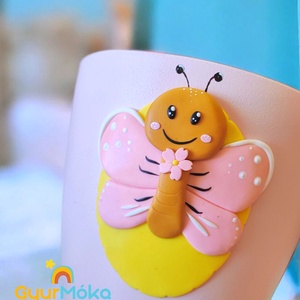 Ballagási kaspó - Pillangó csoport - otthon & életmód - dekoráció - virágdísz és tartó - cserép & kaspó - Meska.hu