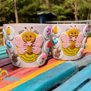 Ballagási kaspó - Pillangó csoport - otthon & életmód - dekoráció - virágdísz és tartó - cserép & kaspó - Meska.hu