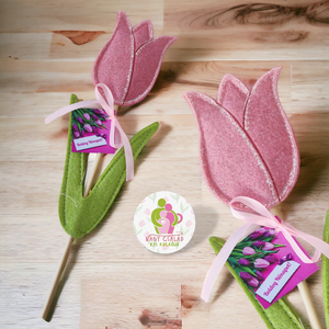 Filc tulipán, Otthon & Életmód, Dekoráció, Virágdísz és tartó, Csokor & Virágdísz, Mindenmás, MESKA