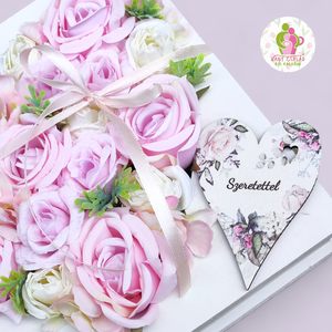 Rózsaszín virágbox - otthon & életmód - dekoráció - virágdísz és tartó - virágbox, virágdoboz - Meska.hu