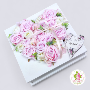 Rózsaszín virágbox - otthon & életmód - dekoráció - virágdísz és tartó - virágbox, virágdoboz - Meska.hu