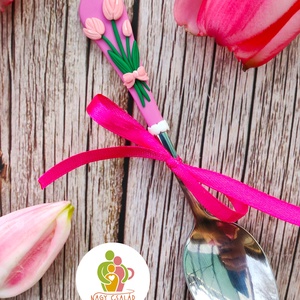 Tulipán kanál, Otthon & Életmód, Konyhafelszerelés, tálalás, Tálalás, Kanál & Villa, Gyurma, MESKA