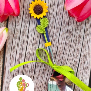 Napraforgó kanál, Otthon & Életmód, Konyhafelszerelés, tálalás, Tálalás, Kanál & Villa, Gyurma, MESKA