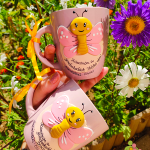 Ballagási bögre a csoport jelével - otthon & életmód - konyhafelszerelés, tálalás - tálalás - bögre & csésze - Meska.hu