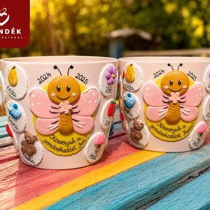 Ballagási kaspó jelekkel - otthon & életmód - virágdekoráció - virágtartó - kaspó - Meska.hu