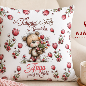 Díszpárna „A Tulipán A Föld Ajándéka Anya pedig az Életé”, Otthon & Életmód, Lakástextil, Párna & Párnahuzat, Díszpárna (belsővel együtt), Varrás, Tulipános Anyák Napi Díszpárna – „Anya az Élet Ajándéka” (26x26 cm)
Egy apró figyelmesség, amely ha..., MESKA
