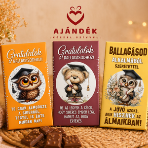 Ballagási feliratos csokoládé - Meska.hu
