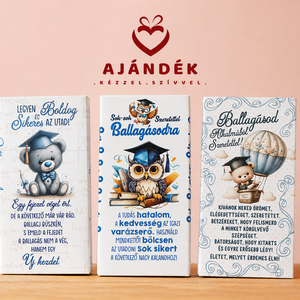 Ballagási feliratos csokoládé - Meska.hu