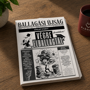 Ballagási Hírek Újság - otthon & életmód - papír, írószer - meghívó - ballagási meghívó - Meska.hu