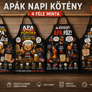 Apák napi kötény - Meska.hu