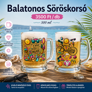 Balatonos Söröskorsó - 500 ml - Meska.hu