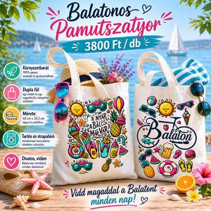 Balatonos Pamutszatyor - Meska.hu