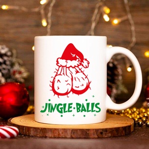 Jinkgle balls bögre, Otthon & Életmód, Konyhafelszerelés, tálalás, Tálalás, Bögre & Csésze, Fotó, grafika, rajz, illusztráció, Decoupage, transzfer és szalvétatechnika, MESKA