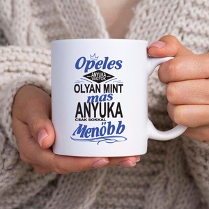 Opeles Anyuka bögre, Otthon & Életmód, Konyhafelszerelés, tálalás, Tálalás, Bögre & Csésze, Fotó, grafika, rajz, illusztráció, Decoupage, transzfer és szalvétatechnika, MESKA