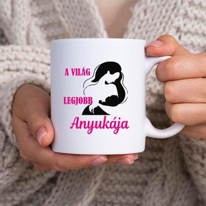 A világ legjobb Anyukája bögre, Otthon & Életmód, Konyhafelszerelés, tálalás, Tálalás, Bögre & Csésze, Fotó, grafika, rajz, illusztráció, Decoupage, transzfer és szalvétatechnika, MESKA