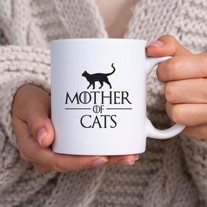 Mother of cats bögre, Otthon & Életmód, Konyhafelszerelés, tálalás, Tálalás, Bögre & Csésze, Fotó, grafika, rajz, illusztráció, Decoupage, transzfer és szalvétatechnika, MESKA