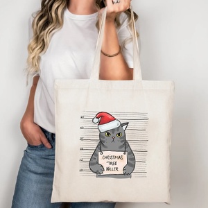 Christmas tree killer vászontáska/bevásárlótáska, Táska & Tok, Bevásárlás & Shopper táska, Shopper, textiltáska, szatyor, , MESKA