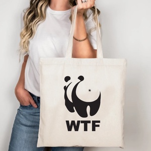 WTF vászontáska/bevásárlótáska, Táska & Tok, Bevásárlás & Shopper táska, Shopper, textiltáska, szatyor, , MESKA