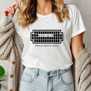 Alkohol női póló, Ruha & Divat, Női ruha, Póló, felső, Decoupage, transzfer és szalvétatechnika, Fotó, grafika, rajz, illusztráció, MESKA