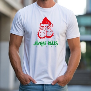 Jingle balls férfi póló, Ruha & Divat, Férfi ruha, Póló, Decoupage, transzfer és szalvétatechnika, Fotó, grafika, rajz, illusztráció, MESKA