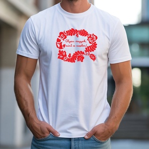 Magyar népmese férfi póló, Ruha & Divat, Férfi ruha, Póló, Decoupage, transzfer és szalvétatechnika, Fotó, grafika, rajz, illusztráció, MESKA