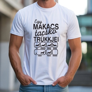 Egy makacs tacskó trükkjei póló, Ruha & Divat, Férfi ruha, Póló, Decoupage, transzfer és szalvétatechnika, Fotó, grafika, rajz, illusztráció, MESKA