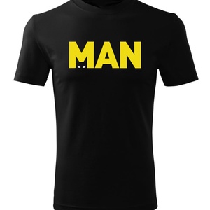 (Bat)man férfi póló, Ruha & Divat, Férfi ruha, Póló, Decoupage, transzfer és szalvétatechnika, Fotó, grafika, rajz, illusztráció, MESKA