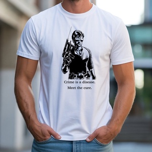 Cobra Crime is a disease meet the cure férfi póló, Ruha & Divat, Férfi ruha, Póló, Decoupage, transzfer és szalvétatechnika, Fotó, grafika, rajz, illusztráció, MESKA