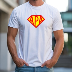 SzuperApa póló, Ruha & Divat, Férfi ruha, Póló, Decoupage, transzfer és szalvétatechnika, Fotó, grafika, rajz, illusztráció, MESKA