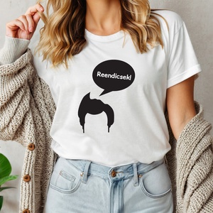 Reendicsek! Ace Ventura női póló, Ruha & Divat, Női ruha, Póló, felső, Decoupage, transzfer és szalvétatechnika, Fotó, grafika, rajz, illusztráció, MESKA